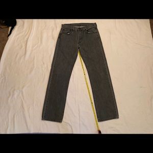 Levi’s 501 w 32 L 34 button fly jeans